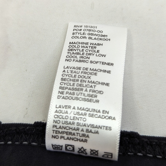 Good American Swim Bottom Women Black Jacquard Rise Better Bikini Cheeky - Picture 12 of 13